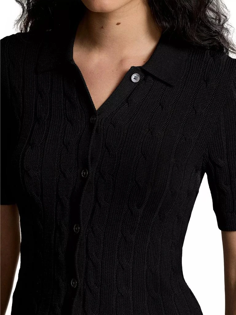 Ralph Lauren Cable-Knit Polo Cardigan 6