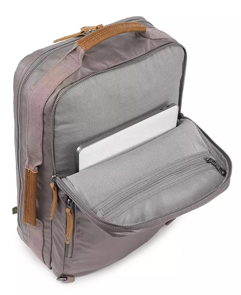 TSD BRAND Madrone Coated Canvas Backpack 4