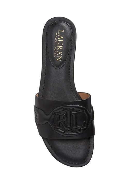 Ralph Lauren Ralph Lauren Alegra Iii Leather Slide Sandals 4
