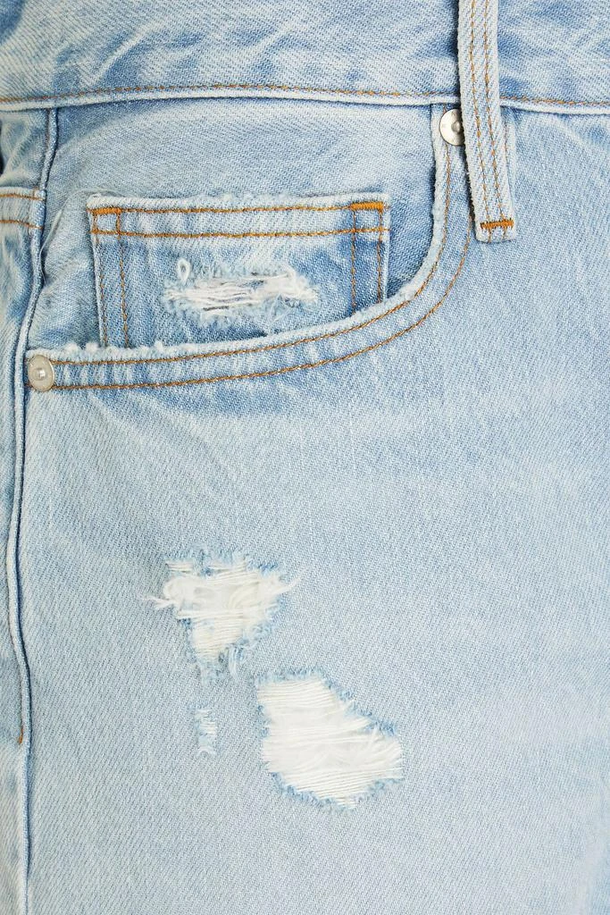 FRAME Le Brigette distressed denim shorts 4