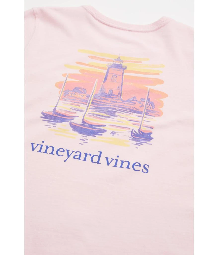 Vineyard Vines Girls Lighthouse Short Sleeves Tee (Little Kid) 2