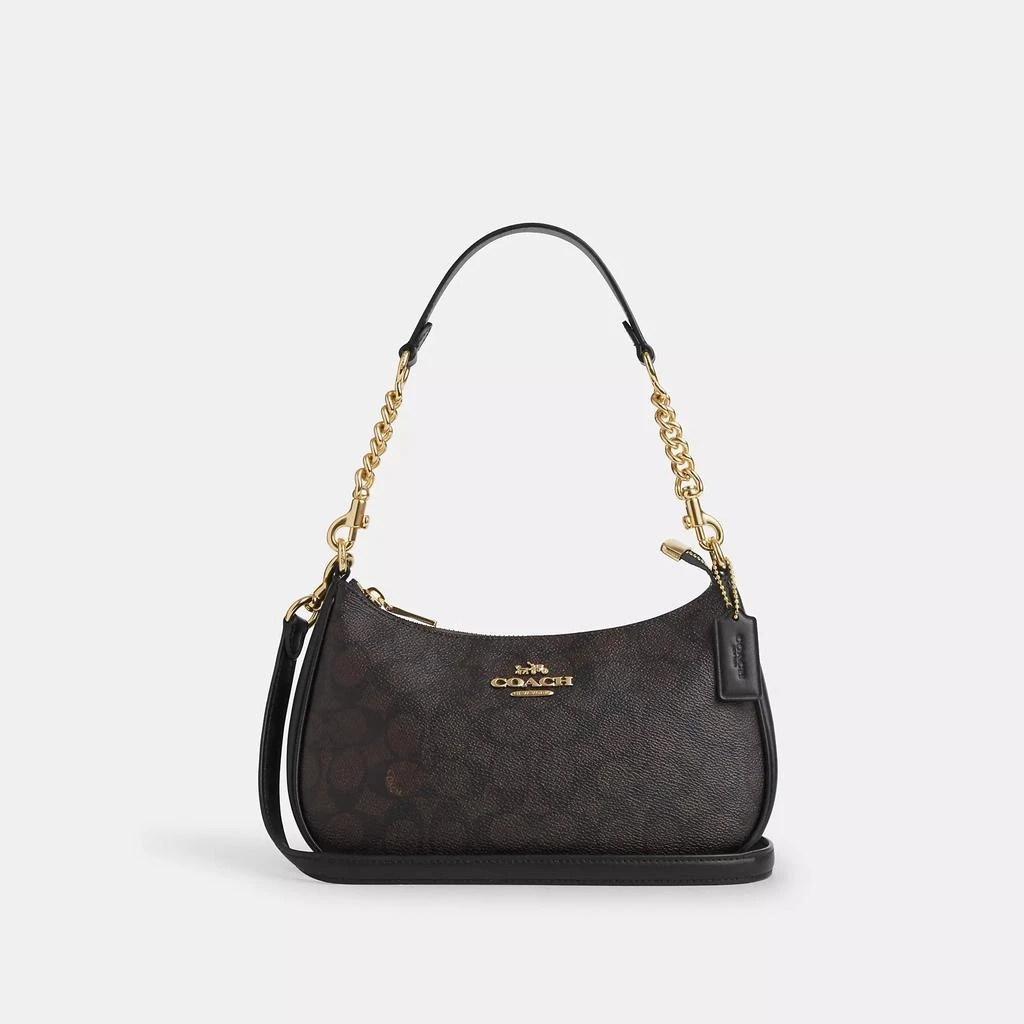 Coach Teri Shoulder Bag In Signature Canvas 1