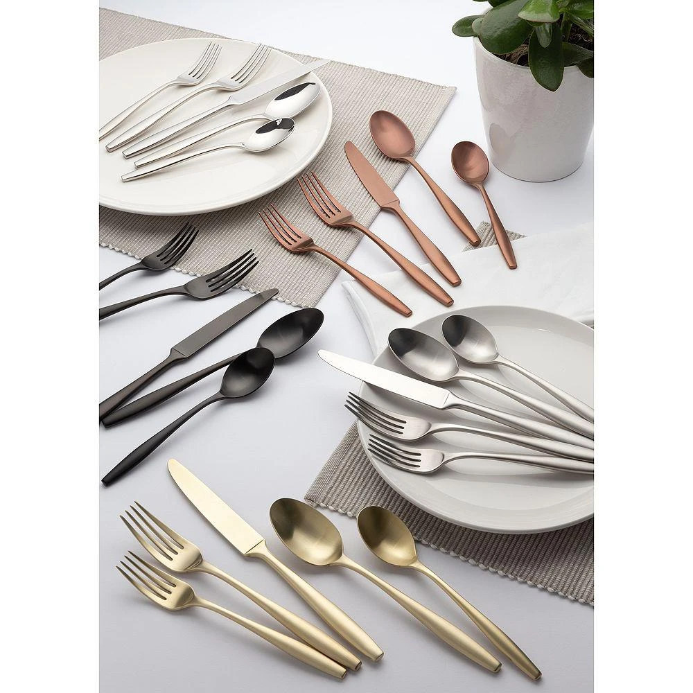 Cambridge Silversmiths Katerina Satin 20 Piece Flatware Set, Service for 4 5