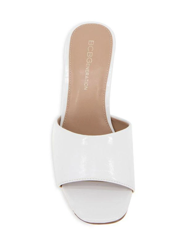 BCBG Giani Square Toe Wedge Sandals 3