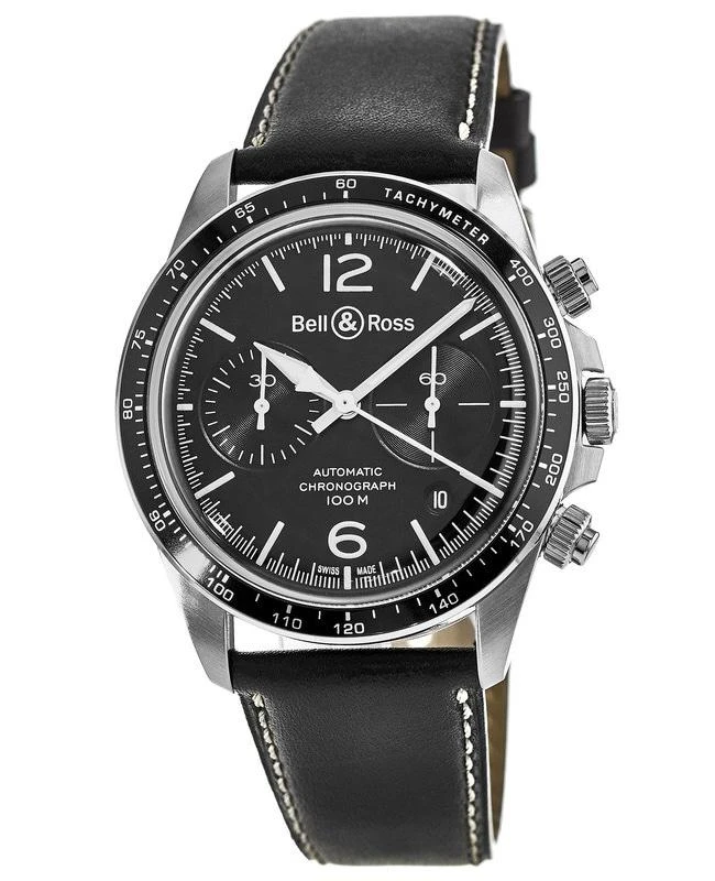 Bell & Ross Bell & Ross BR V2-94 Black Steel Black Dial Men's Watch BRV294-BL-ST/SCA 1