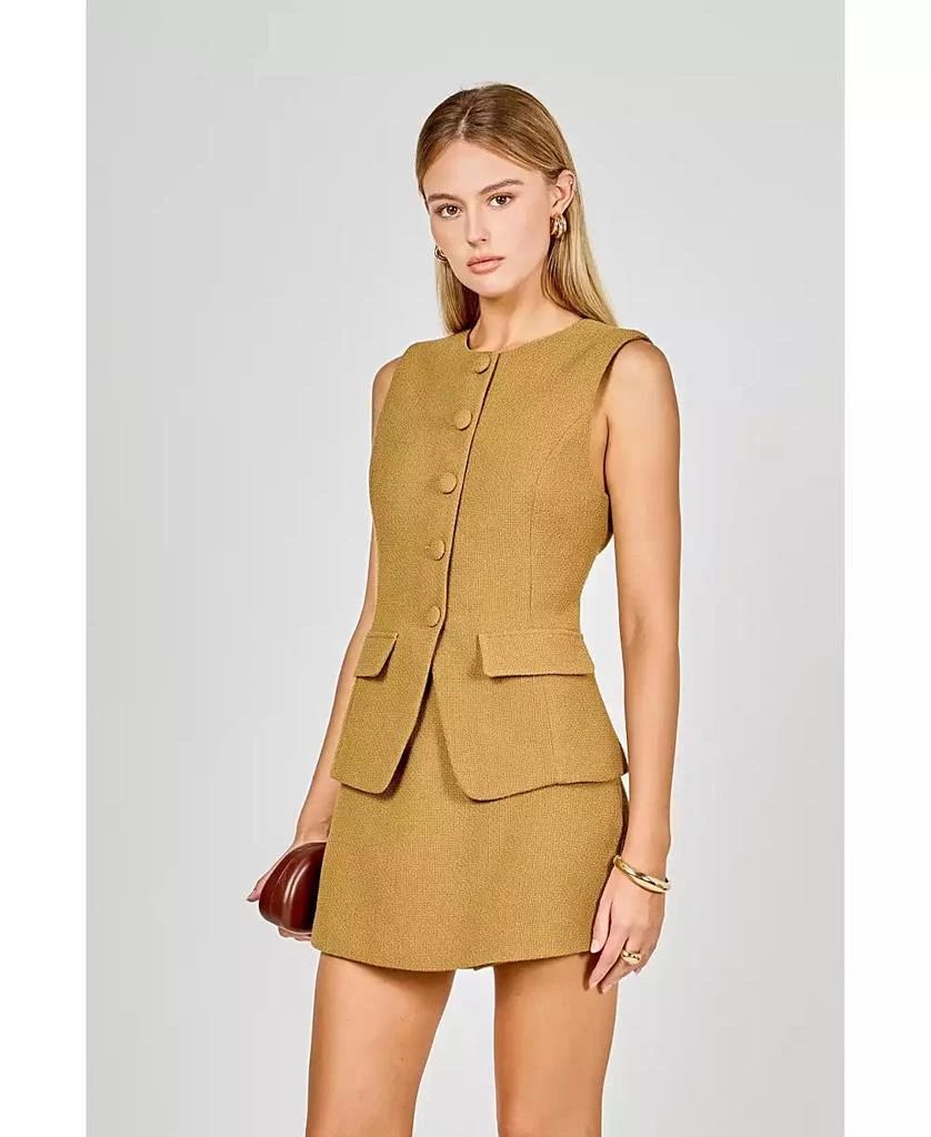 Endless Rose Women's Vest Skort Romper 2