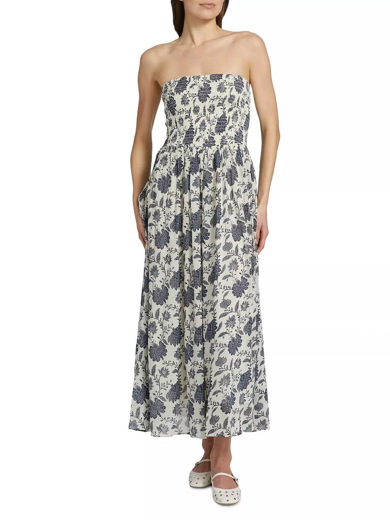 Rag & Bone Hallie Floral Cotton-Silk Midi-Dress 6