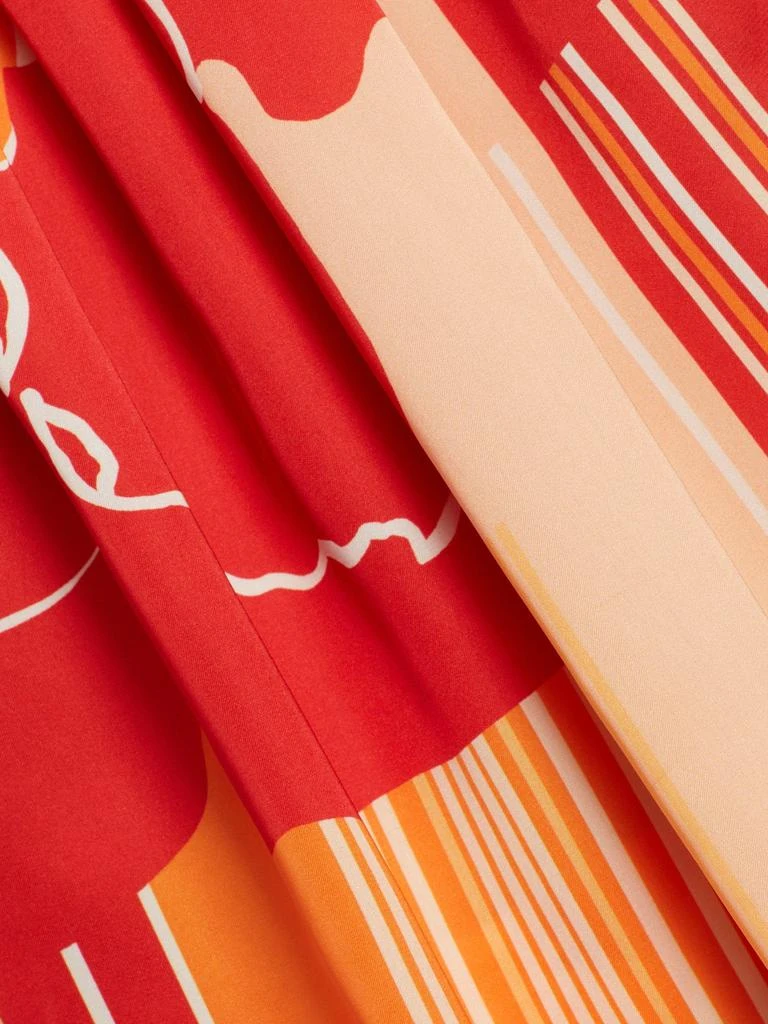 Ramy Brook Eunice Floral Satin Halter Top 5