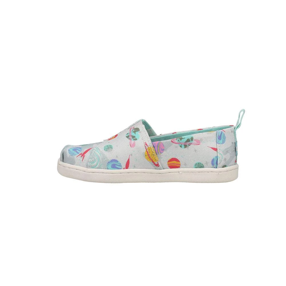 TOMS Alpargata Galaxy Print Slip On Flats (Infant-Little Kid) 3