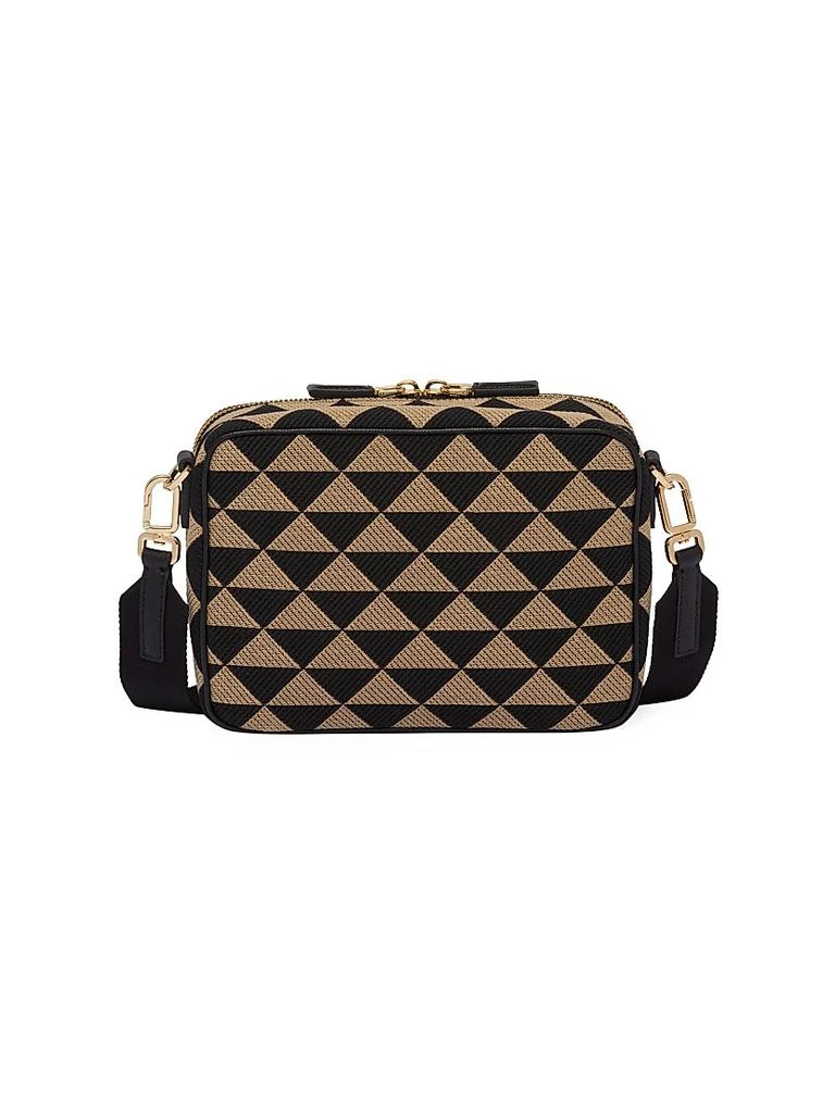 Prada Symbole Embroidered Fabric Bag 4