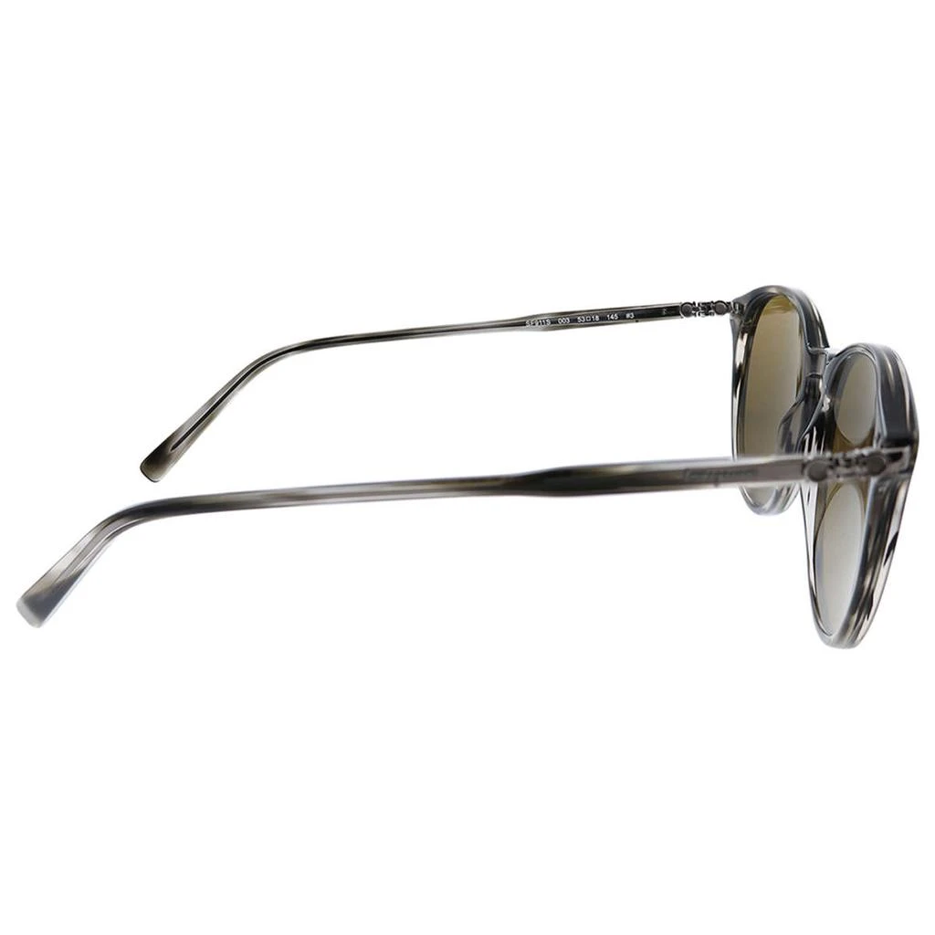 Salvatore Ferragamo Ferragamo Men's Grey Round Sunglasses 4