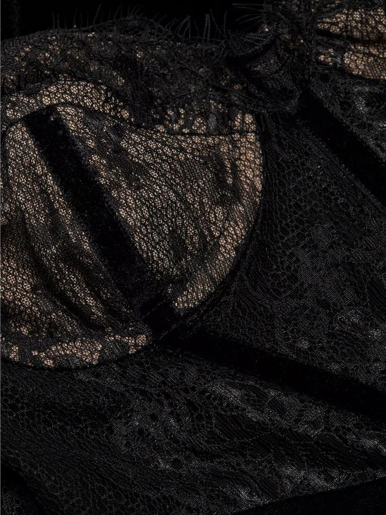 PatBO Lace & Velvet Minidress 7