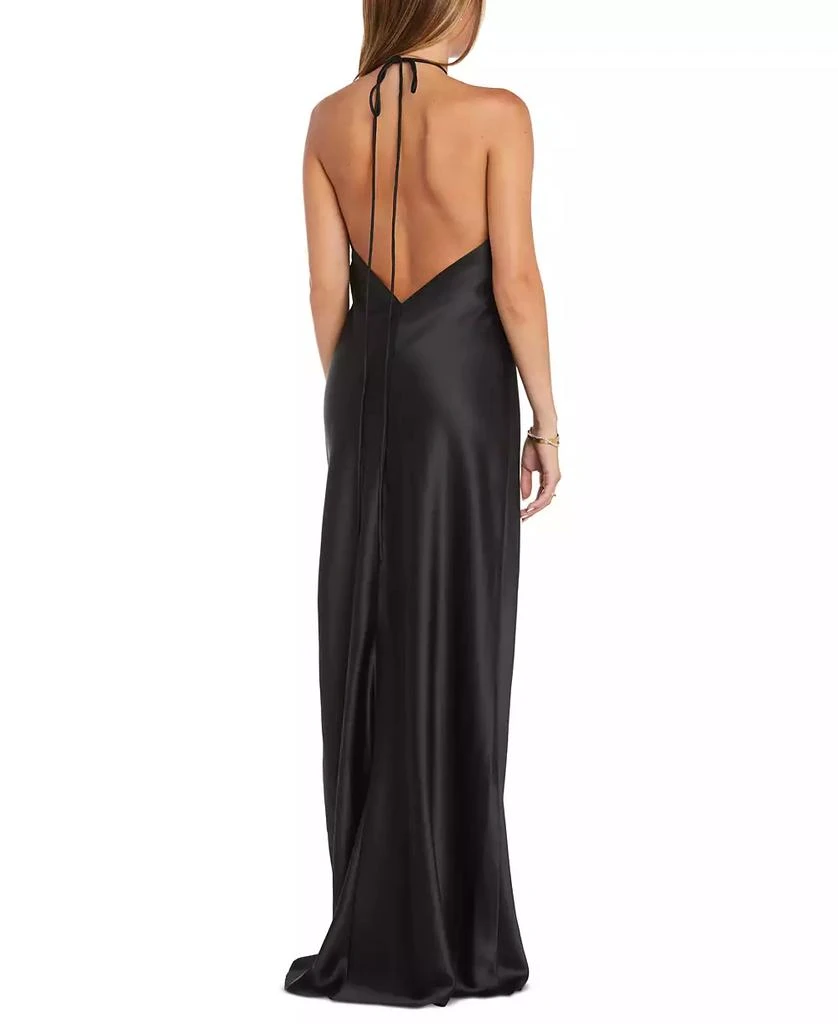 Morgan & Company Juniors' Halter-Neck Slip Dress 5