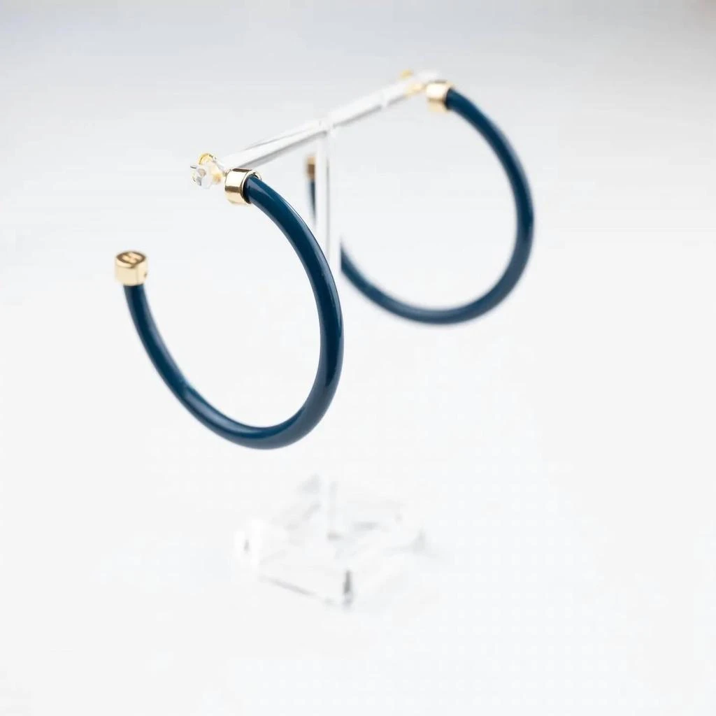 Hoo Hoops Hoo Hoops - Women
s Acrylic Hoop Earrings