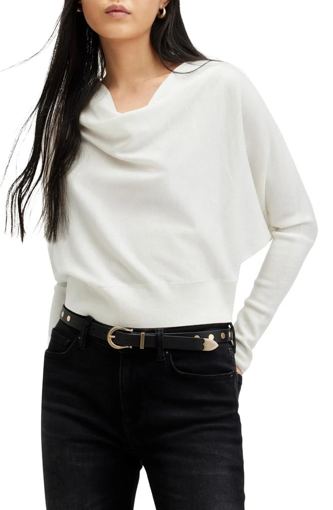 ALL SAINTS Ridley Merino Wool Cowl Neck Sweater 1