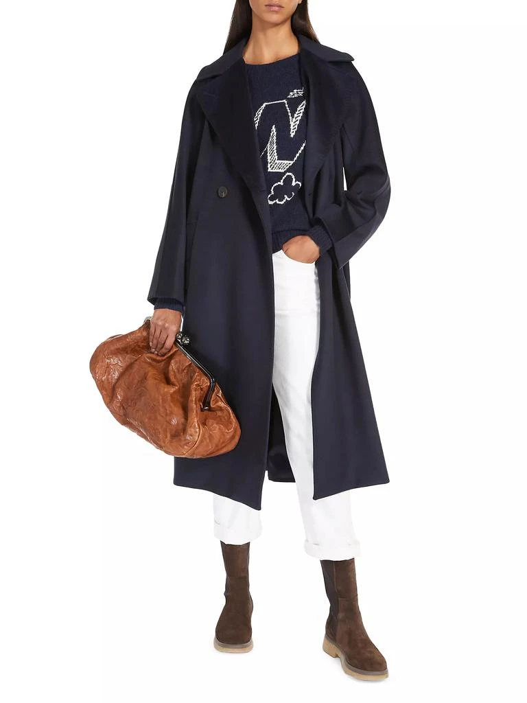 Weekend Max Mara Resina Belted Wool Coat 4