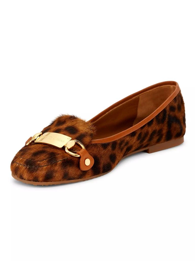 See by Chloé Leopard Calf Hair Ballet Flats 2
