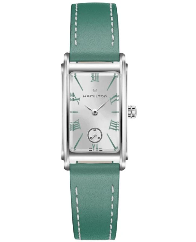 Hamilton Hamilton American Classic Ardmore Small Silver Dial Leather Strap Women's Watch H11221014 1