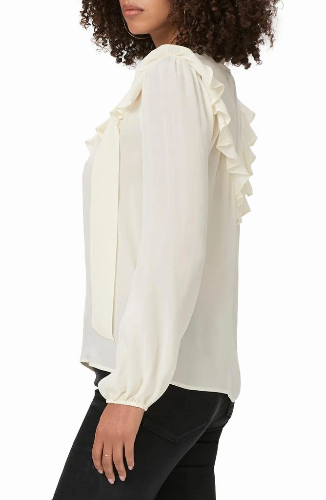Paige Katya Ruffle Tie Neck Silk Top 4