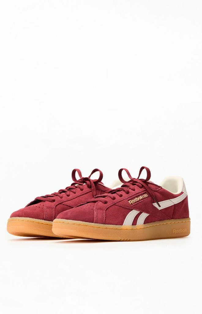 Reebok Burgundy Club C Grounds UK Sneakers 2