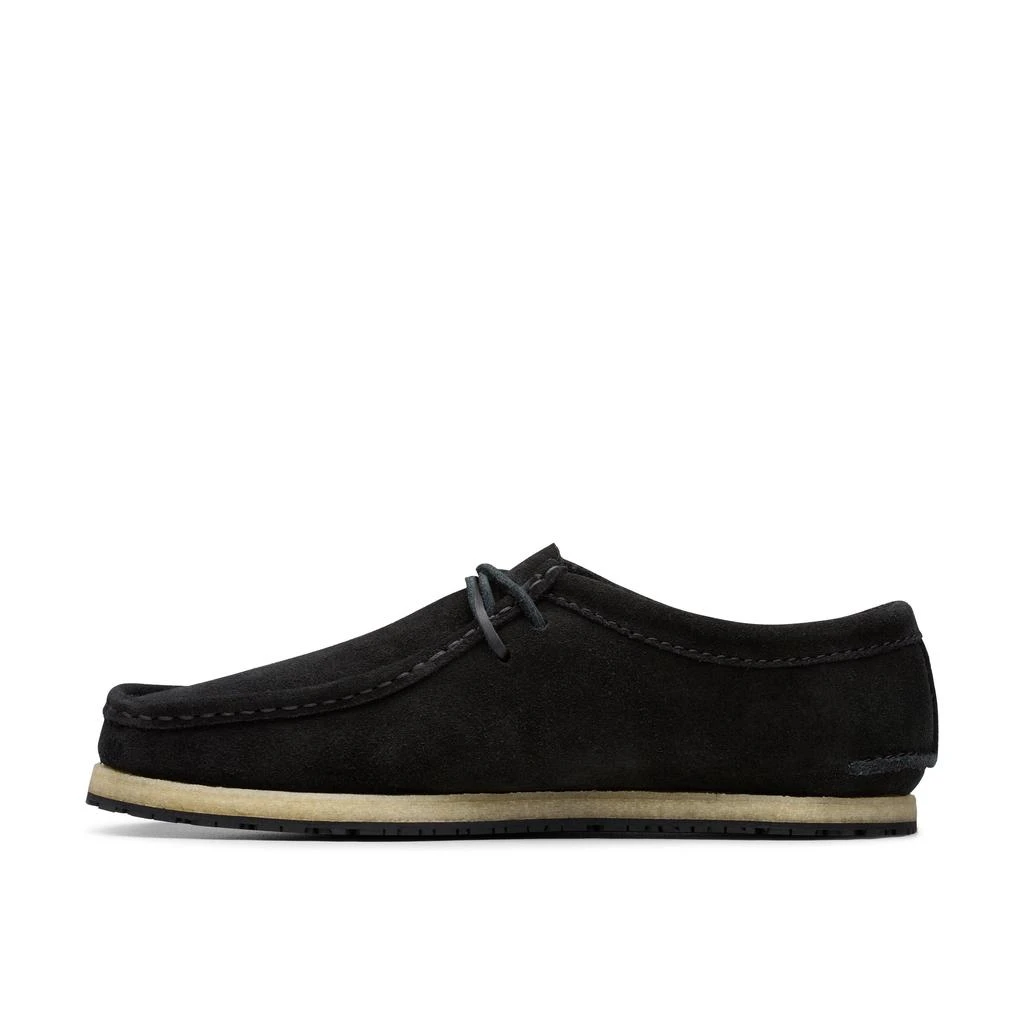 Clarks Godney Lace in Black Suede 2