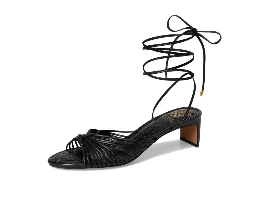 Vince Camuto Lory Ankle Wrap Kitten Heel Sandals 7
