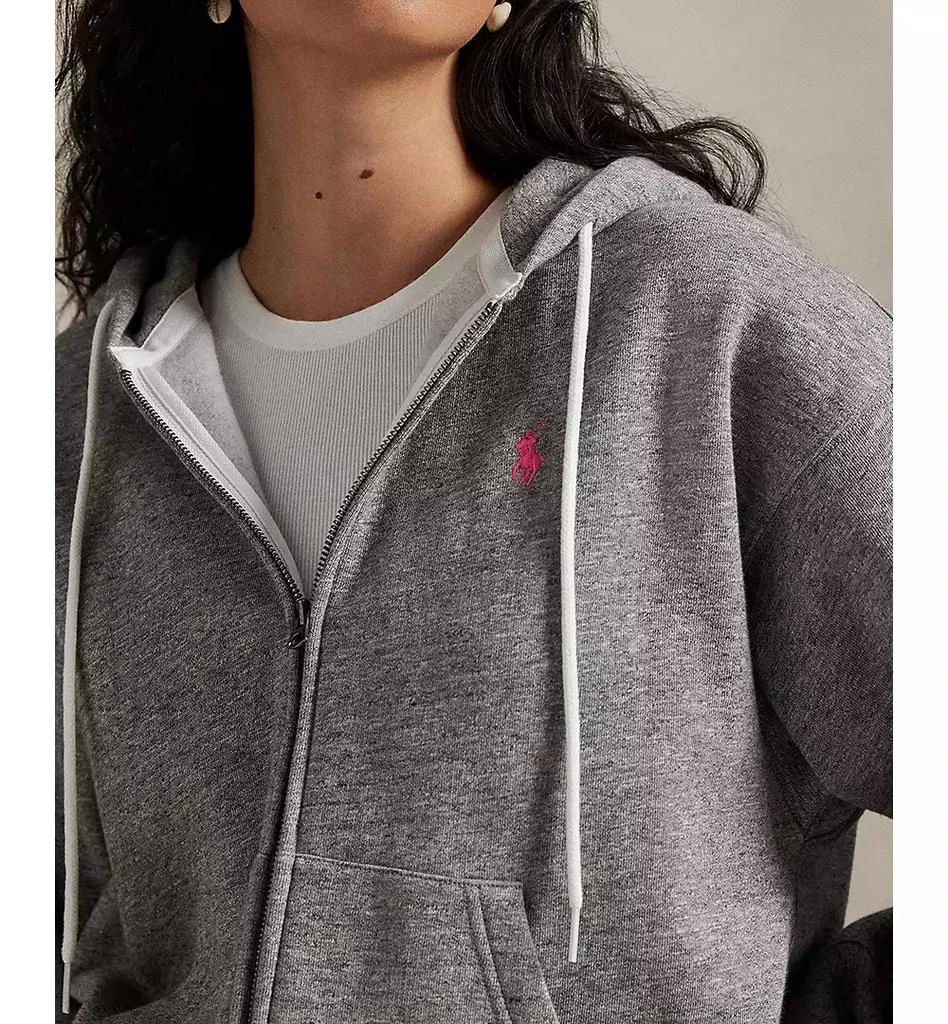 Ralph Lauren Women's Pink Pony Full-Zip Hoodie 5