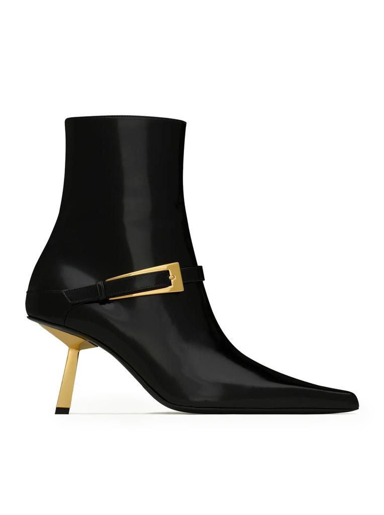 Yves Saint Laurent Saint Laurent Jill 75 Booties In Smooth