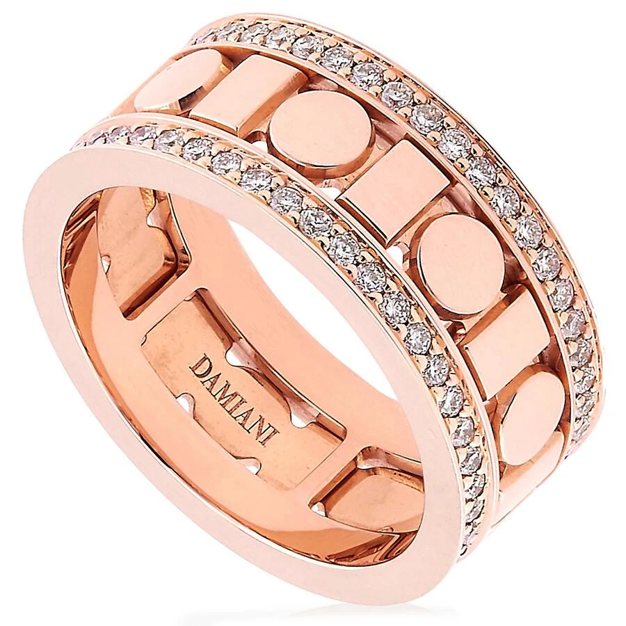 Damiani Belle Epoque Reel Pink Gold Diamond Ring