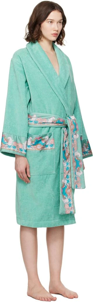 Versace Blue Coral Theatre Bathrobe 2