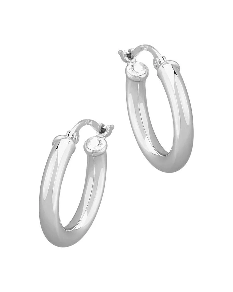 Bloomingdale's Small Hoop Earrings in 14K White Gold 1
