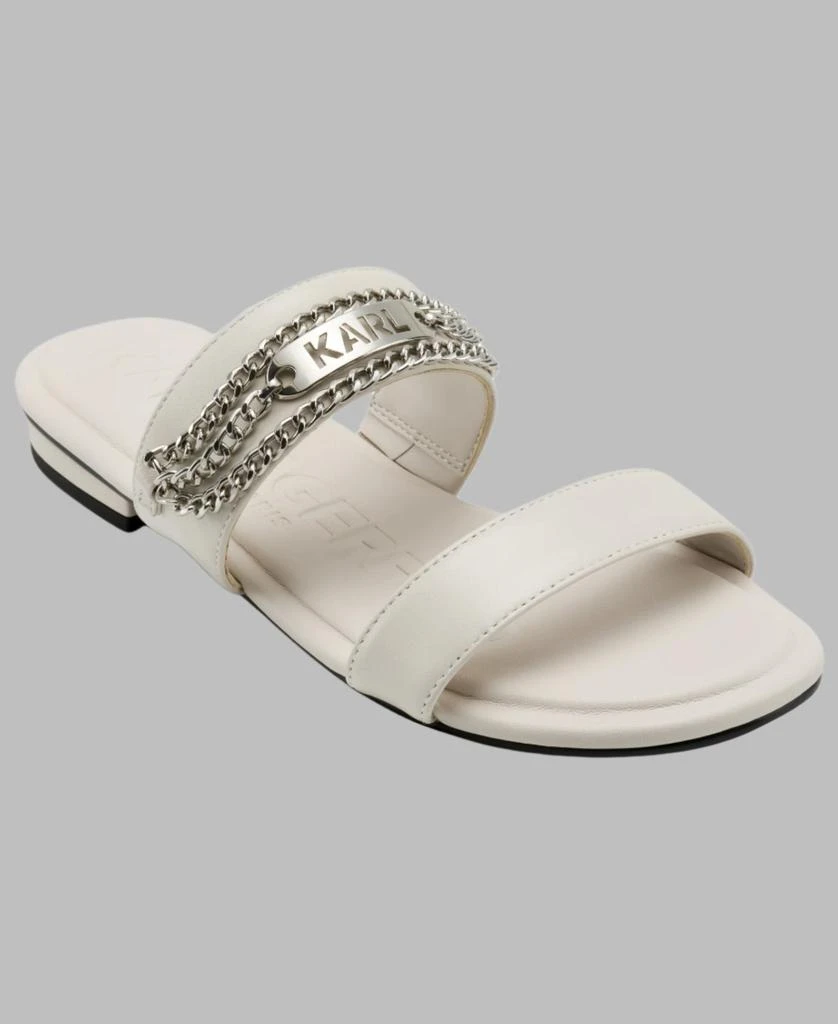 Karl Lagerfeld Paris CANNE DOUBLE BAND FLAT SANDAL 2
