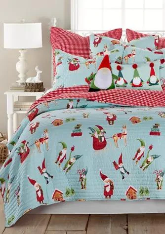 Levtex Home Home Gnome For The Holidays Quilt