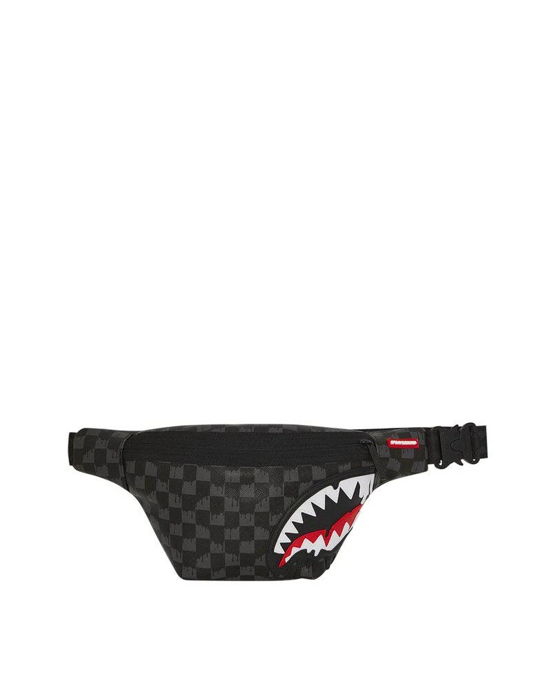 SprayGround Sprayground Dripping Sharks Check Waist Pouch
