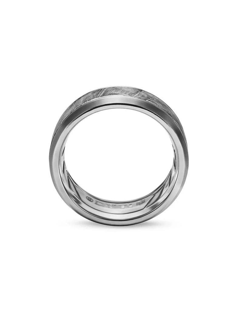 David Yurman Beveled Band Ring in Grey Titanium 4