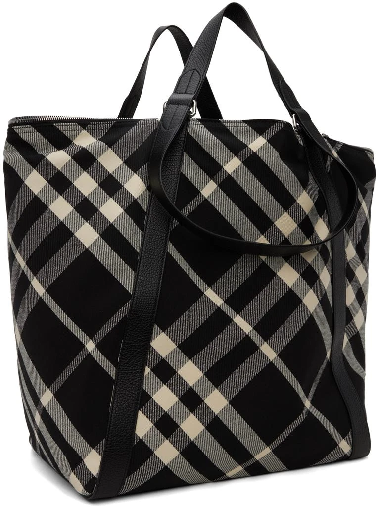 Burberry Black & Beige Large Field Tote 3