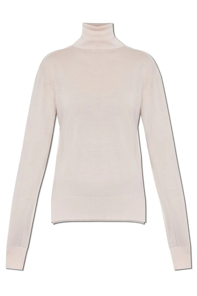 Jil Sander Jil Sander High-Neck Plain Knit Sweater 1