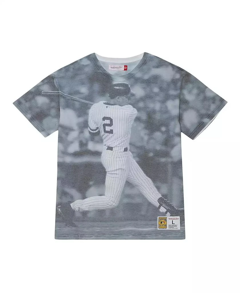 Mitchell & Ness Men's Derek Jeter New York Yankees Cooperstown Collection Highlight Sublimated Player Graphic T-shirt 3