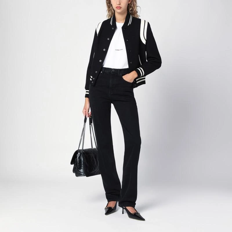 Yves Saint Laurent Black denim jeans 2