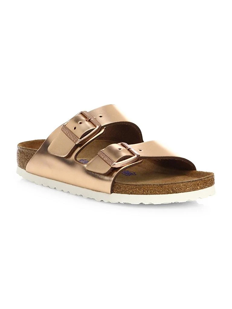 Birkenstock Arizona Metallic Leather Sandals 1