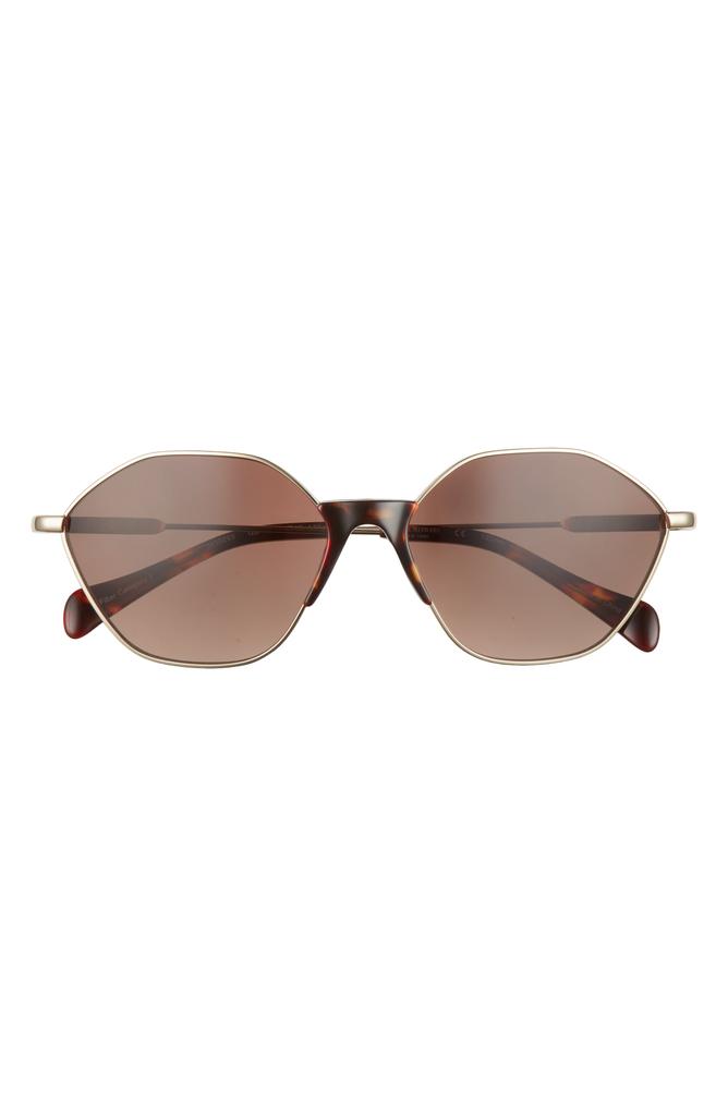 Isaac Mizrahi 55mm Geometric Sunglasses