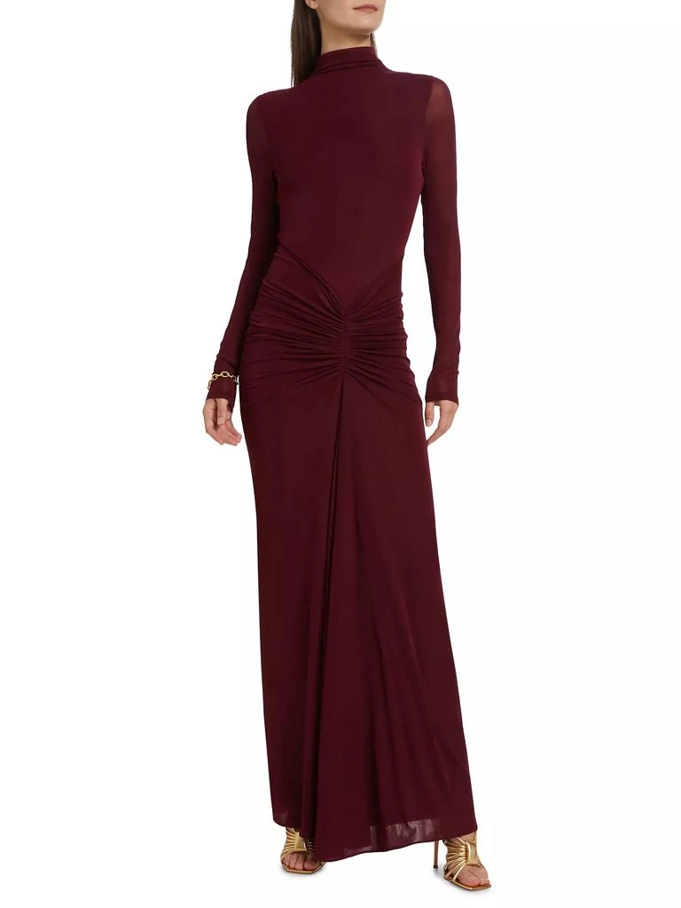Ronny Kobo Scorpio Jersey Ruched Maxi Dress 3