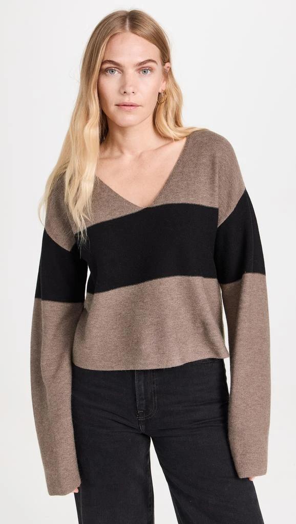 LNA Luca Multi Stripe Sweater 1