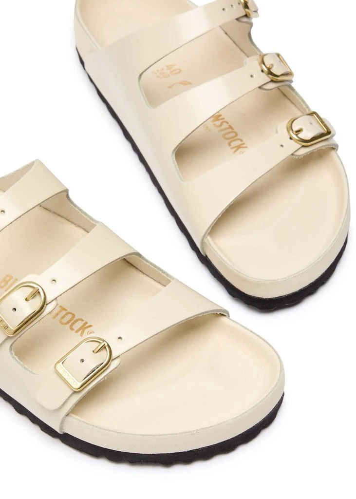 Birkenstock Florida patent leather sliders 3