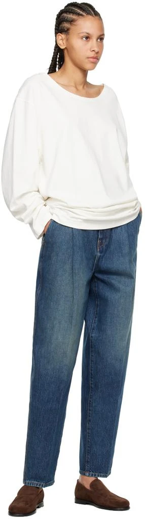 Khaite Blue 'The Ashford' Jeans 4
