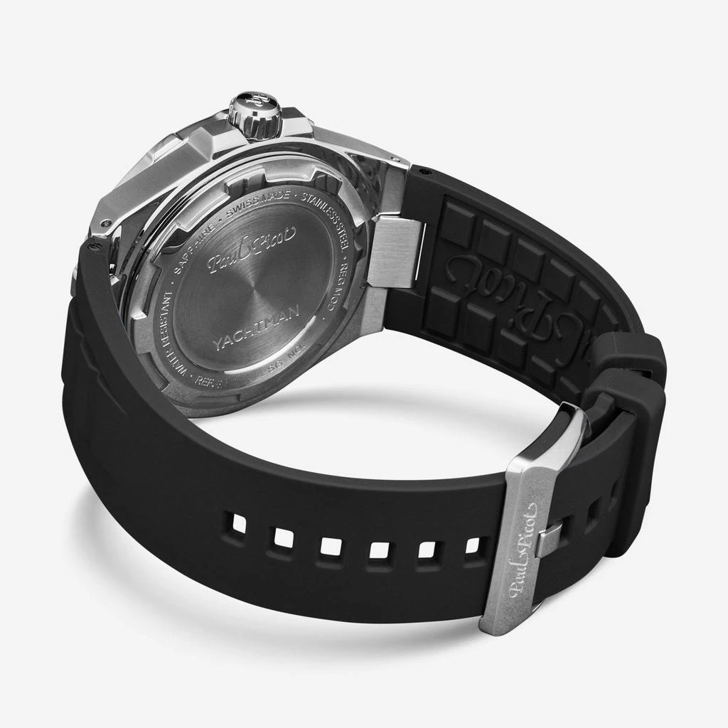 Paul Picot Paul Picot Yachtman Club Black Dial Men's Automatic Watch P1251NV.SG.3614CM001 3