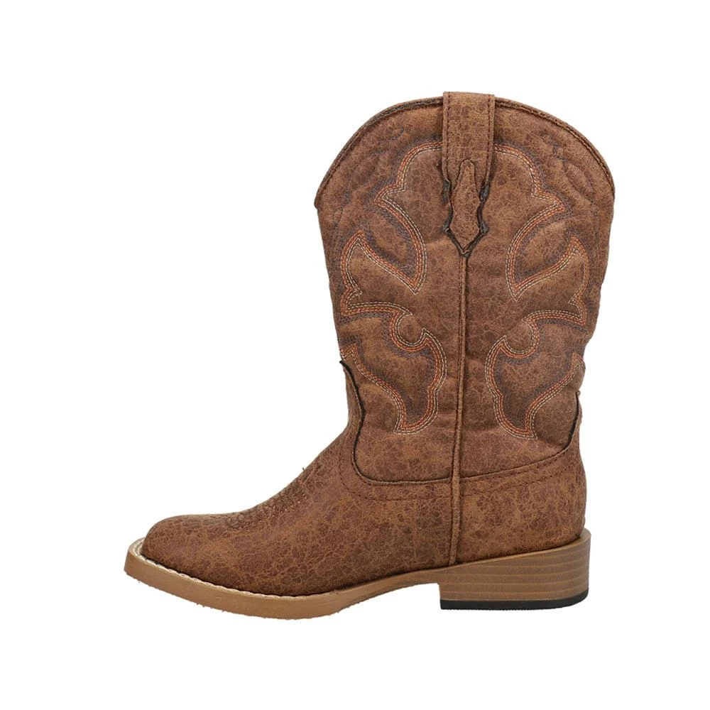Roper Scout Square Toe Cowboy Boots (Little Kid) 3