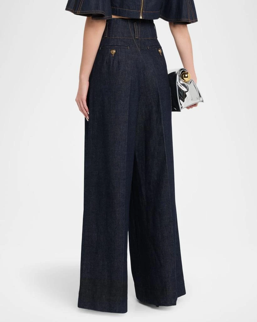 Zimmermann Hypnotic Tailored Denim Pants 3