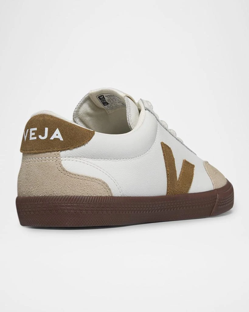 Veja Volley Mixed Leather Wing-Tip Sneakers 3