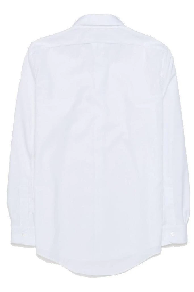 Random Identities Random Identities Cut Out Curved Hem Shirt 2
